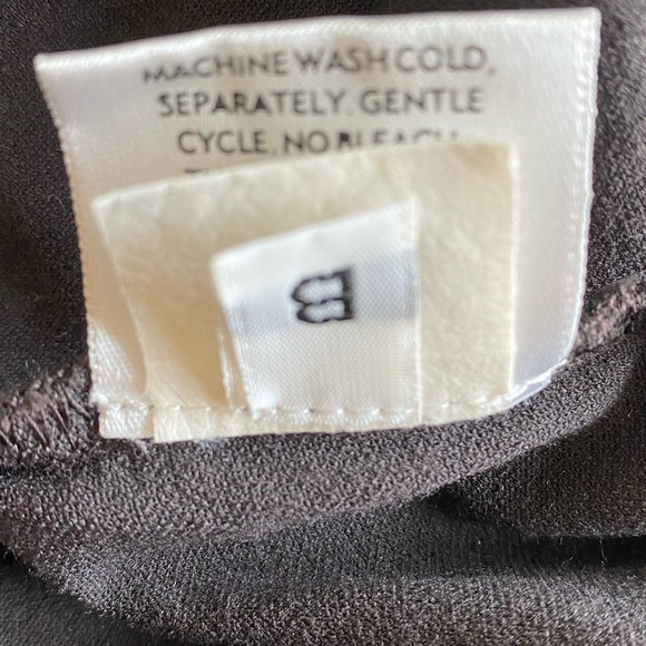 EILEEN FISHER DARK GREY WASHABLE CREPE MINI SKIRT SIZE‎ XS - Picture 8 of 10